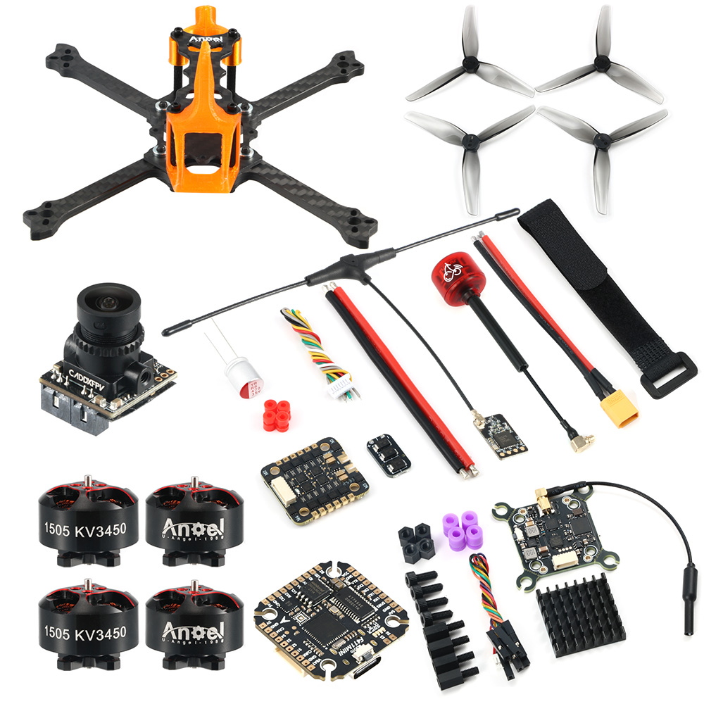 Angel35 3.5 นิ้ว ชุดโดรน FPV ฟ - Speedybee F405 V4 Bls 55A Stack บทวิจารณ์และราคา